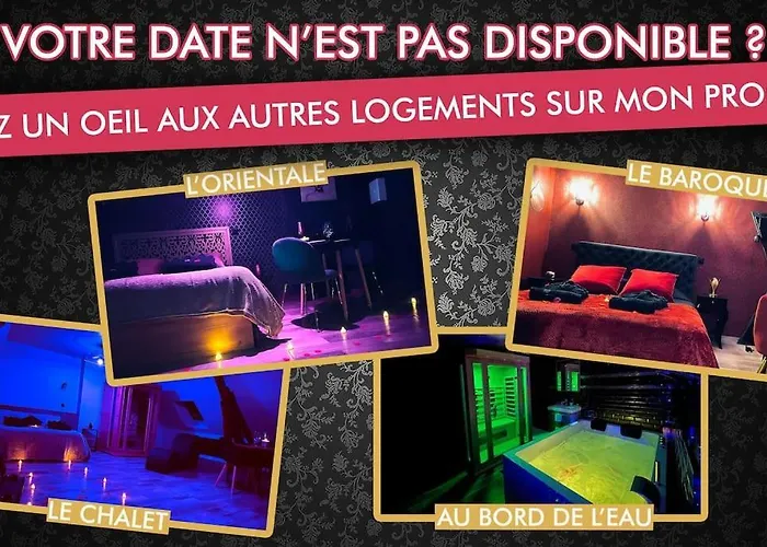 Love Room Le Baroque / Jacuzzi / Sauna